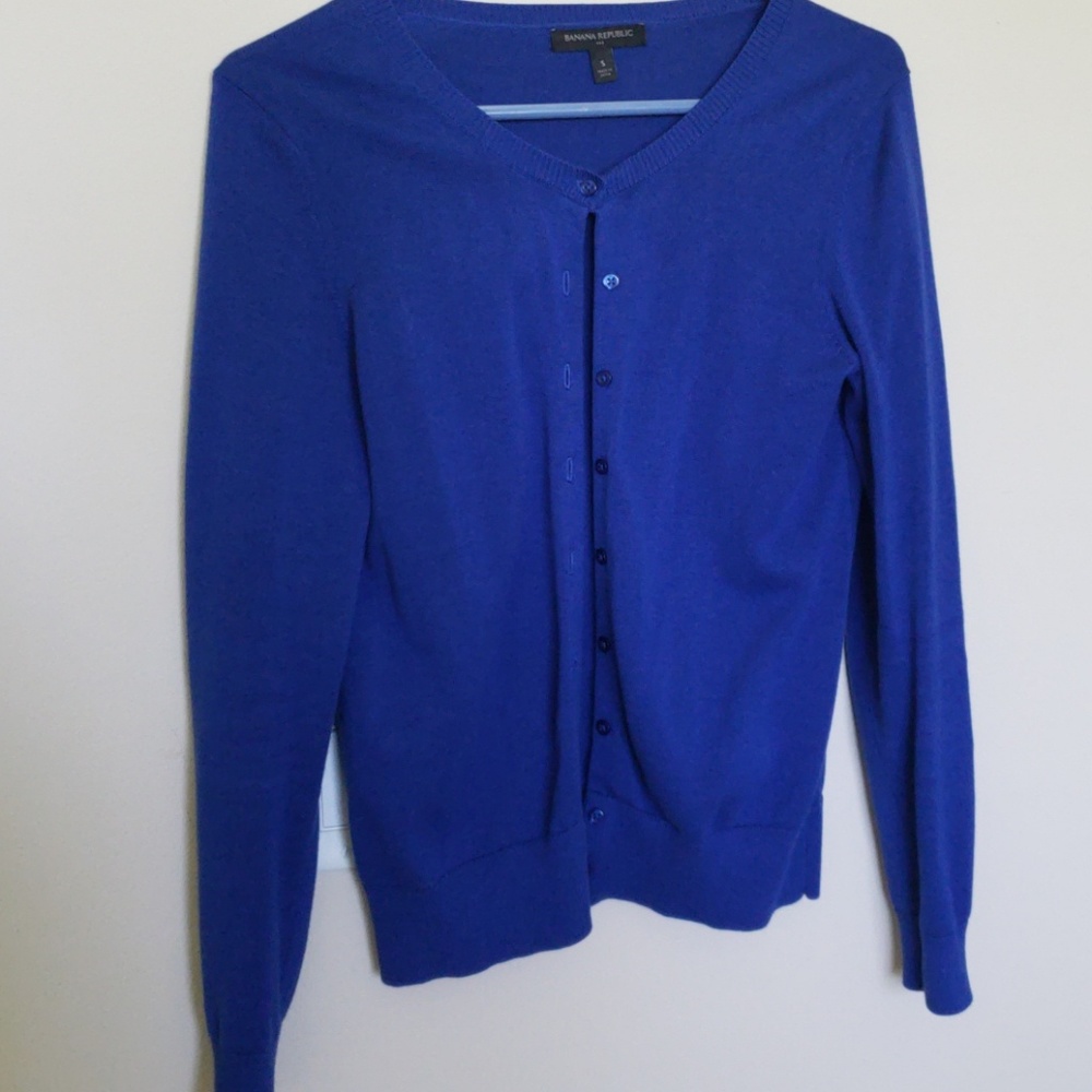 Royal blue cardigan
